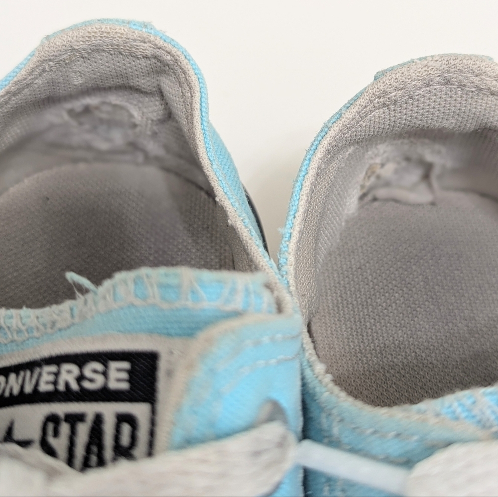 Baby Blue Converse Men's 4 Used - Picture 6 of 10